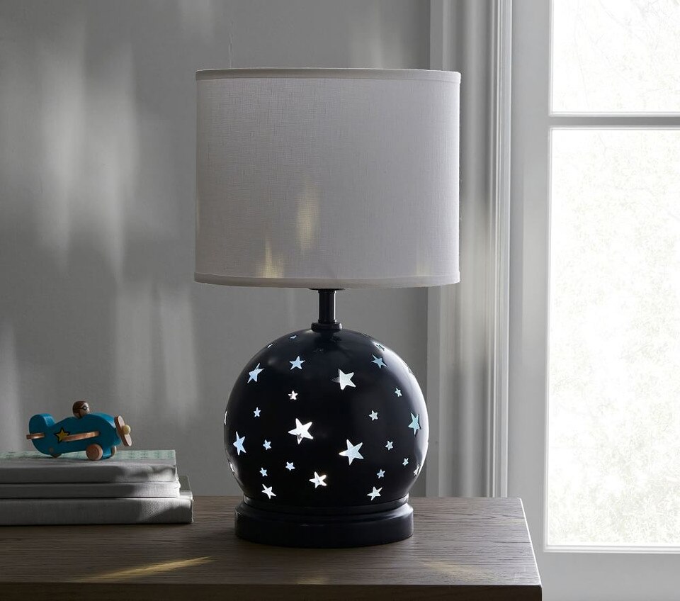 Silver Star Cut Out 3Way Table Lamp Pottery Barn Kids Australia